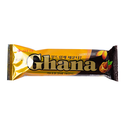 Shokoladnyy batonchik Ghana Lotte s mindalem